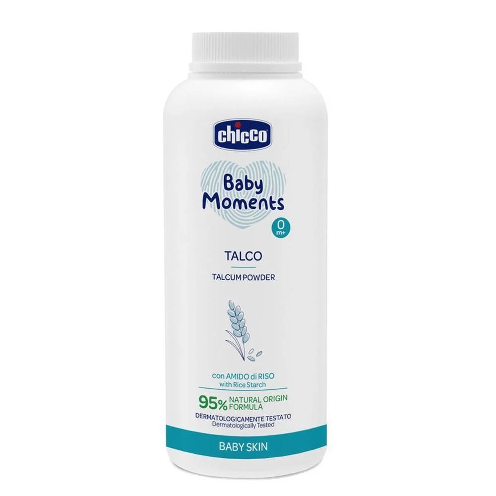 Тальк защитный Chicco Baby Moments с рисовым крахмалом 150 г 12258.00