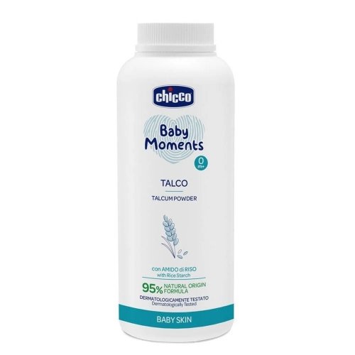 Тальк защитный Chicco Baby Moments с рисовым крахмалом 150 г 12258.00