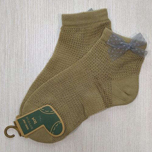 Детские носки для девочки Hsyuan Хаки 4-8 лет 123834_4