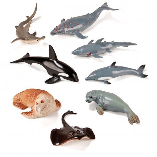 Игровой набор фигурок Miniland Marine Animals 8 шт 27460