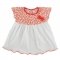 Детское платье с коротким рукавом PaMaYa Белый 3-9 мес 126-1_3