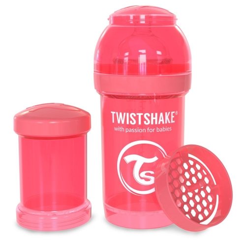 Бутылочка для кормления Twistshake 0+ мес Персиковый 180 мл 78031