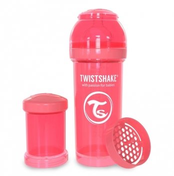 Бутылочка для кормления Twistshake 2+ мес Персиковый 260 мл 78032