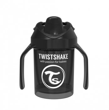 Чашка непроливайка Twistshake 4+ мес Мини Черный 230 мл 78057