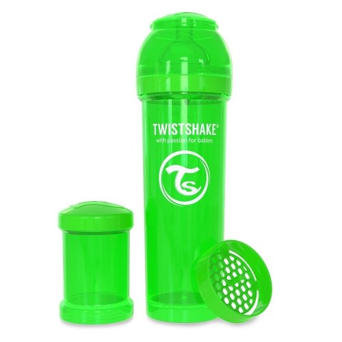 Бутылочка для кормления Twistshake 4+ мес Зеленый 330 мл 78016