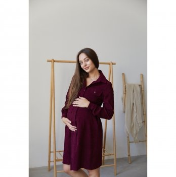 Платье для беременных и кормящих Lullababe Philadelphia Бордовый LB05PH104