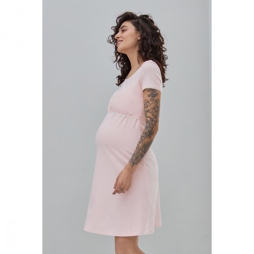 Ночнушка для беременных и кормящих Юла Мама Margaret Розовый NW-1.6.6