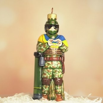 Елочная игрушка Rizdviani Istorii Воин света 13 см 4820001109702