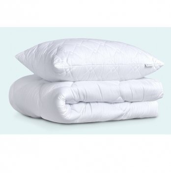 Комплект одеяло односпальное и подушка для сна Ideia Hotel Collection Classic Белый 8-32954