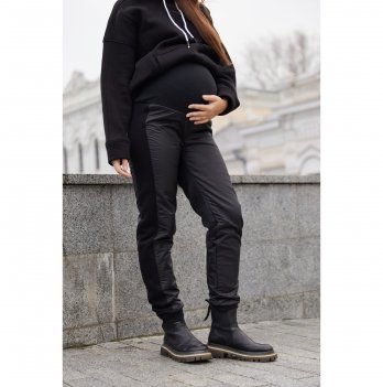Штаны для беременных утепленные Lullababe Alesund Черный LB12AL136