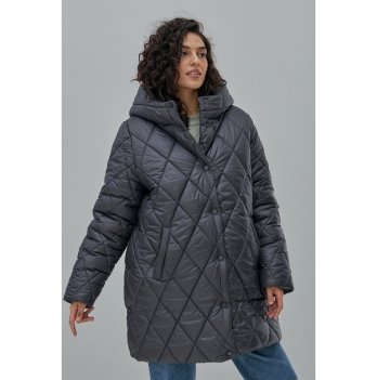 Зимняя куртка для беременных Юла Мама Akari Темно-серый OW-43.021