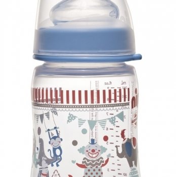 Бутылочка для кормления с силиконовой соской NIP Actiflex 260 мл 35041