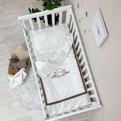 Детское постельное белье в кроватку Маленькая Соня Belissimo Коричневый 035501