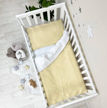 Детское постельное белье в кроватку Маленькая Соня Универсальный Желтый 0300276