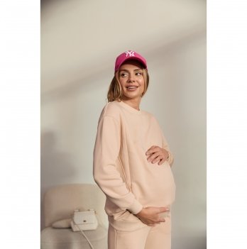 Свитшот для беременных и кормящих Lullababe Berlin Бежевый LB06BR140