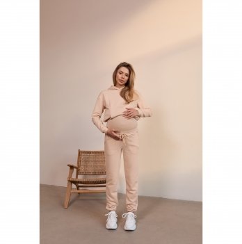 Спортивные штаны для беременных Lullababe Frankfurt Бежевый LB10FR140
