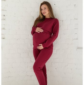 Костюм для беременных и кормящих Lullababe Detroit Bordeaux Бордовый LB07DT104