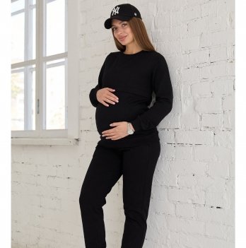 Костюм для беременных и кормящих Lullababe Detroit Black Черный LB07DT136