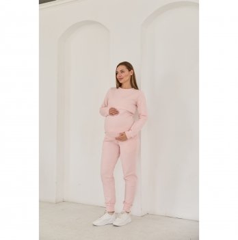Спортивный костюм для беременных и кормящих Lullababe Detroit Powdery Розовый LB07DT123