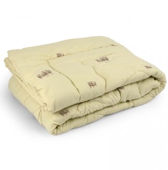 Одеяло шерстяное демисезонное односпальное Руно Sheep 140х205 см Бежевый 321.52ПШК+У_Sheep
