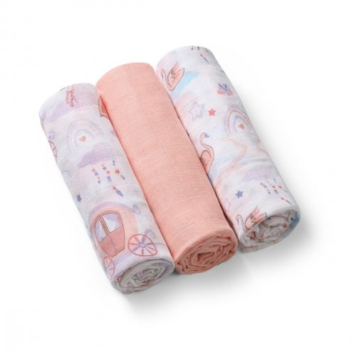 Муслиновые пеленки BabyOno Персиковый 70x70 см 3 шт 348/11