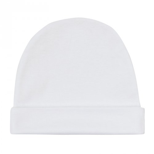 Шапочка для новорожденных ЛяЛя 0 - 9 мес Рибана Белый 13БК002_2-182