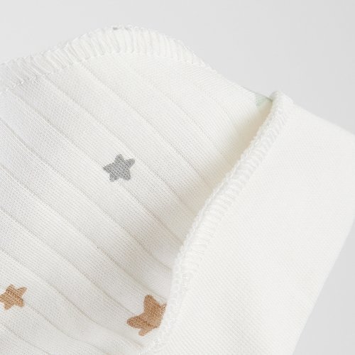 Чепчик для новорожденных ЛяЛя 0 - 3 мес Интерлок Молочный/Бежевый/Серый 13ІН004_2-500