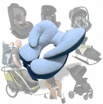 Подушка в коляску и автокресло Ontario Baby Baby Travel Elite Pillow Синий ART-0000667