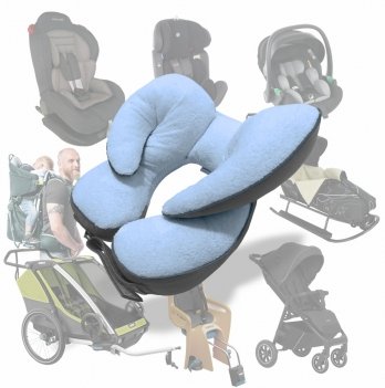 Подушка в коляску и автокресло Ontario Baby Baby Travel Elite Pillow Серый ART-0000668