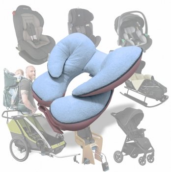 Подушка в коляску и автокресло Ontario Baby Baby Travel Elite Pillow Розовый ART-0000661