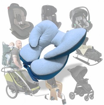 Подушка в коляску и автокресло Ontario Baby Baby Travel Elite Pillow Васильковый ART-0000666