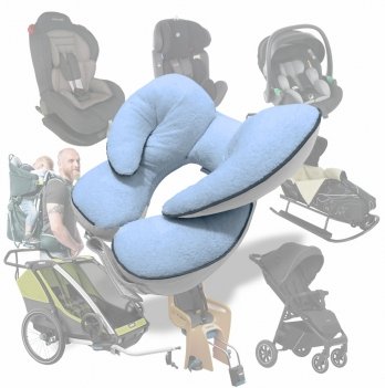 Подушка в коляску и автокресло Ontario Baby Baby Travel Elite Pillow Белый ART-0000669