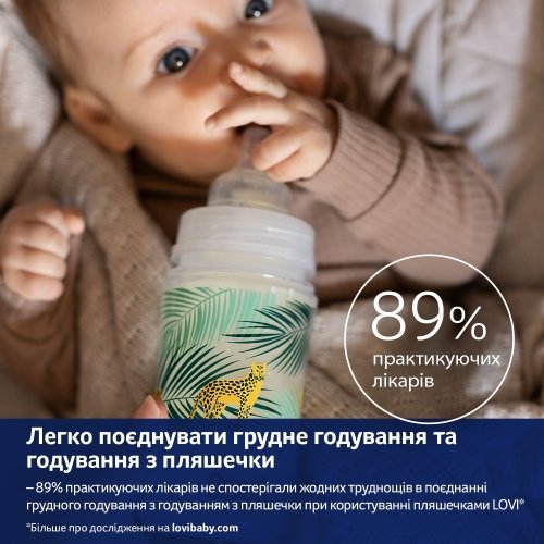 Антиколиковая бутылочка Lovi Trends Jungle Vibes 3m+ 250 мл 21/594