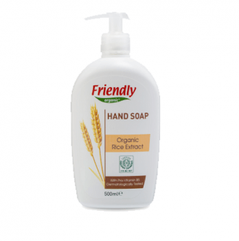 Мыло для рук органическое Friendly Organic Hand Soap Rice Extract с рисовым экстрактом 500 мл FR0621
