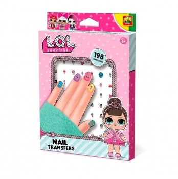 Игровой набор для творчества SES L.O.L. Surprise! Наклейки для ногтей Модный лук 14193S