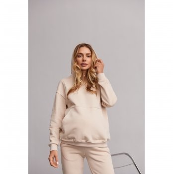Худи для беременных и кормящих Lullababe Chelm Tash Light Beige Светло-Бежевый LB06CH177