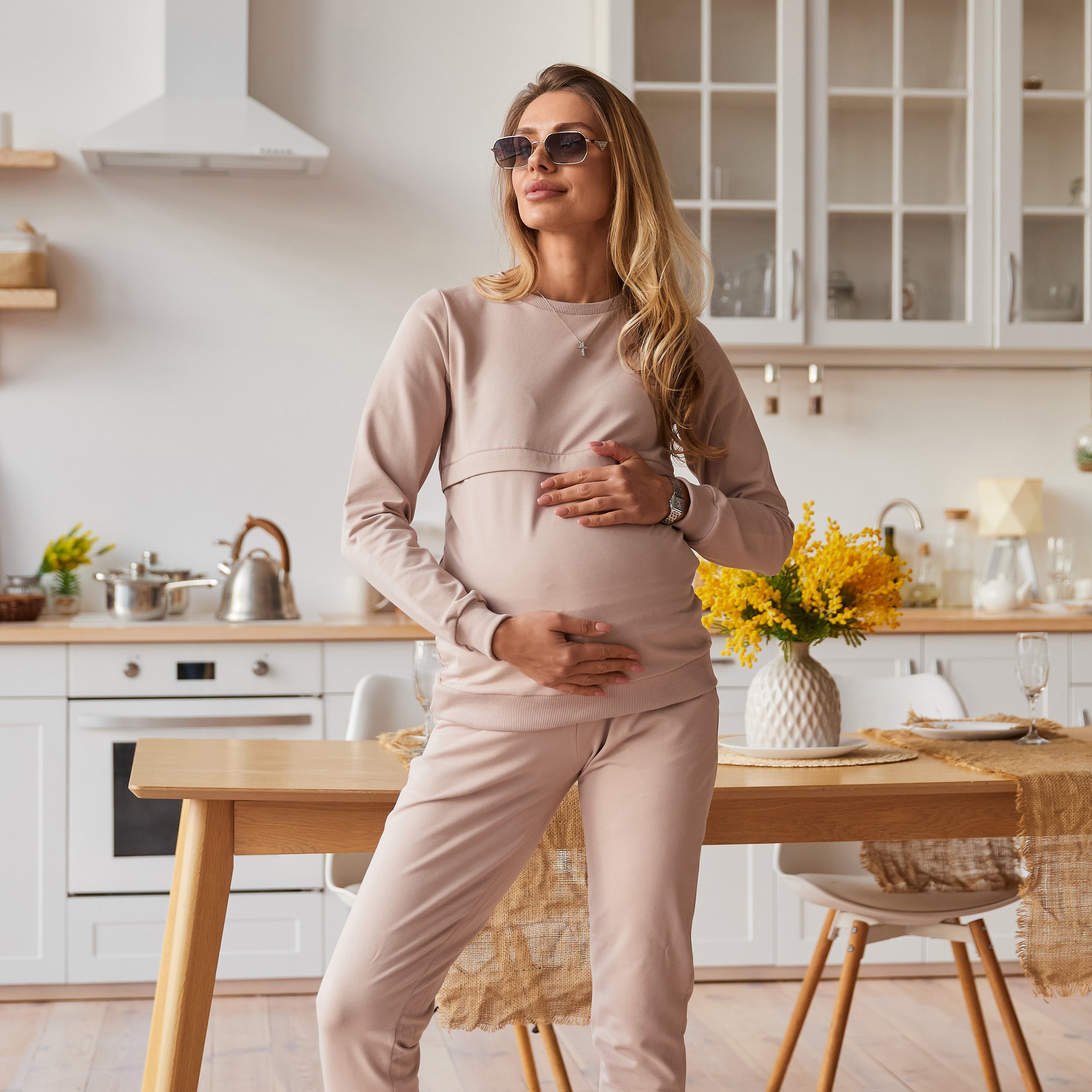 Костюм для беременных и кормящих Lullababe Detroit Beige Бежевый LB07DT140 Костюм для беременных и кормящих Lullababe Detroit Beige Бежевый LB07DT140