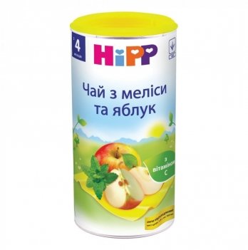 Детский чай HiPP Мелисса Яблоки 200 г 3805