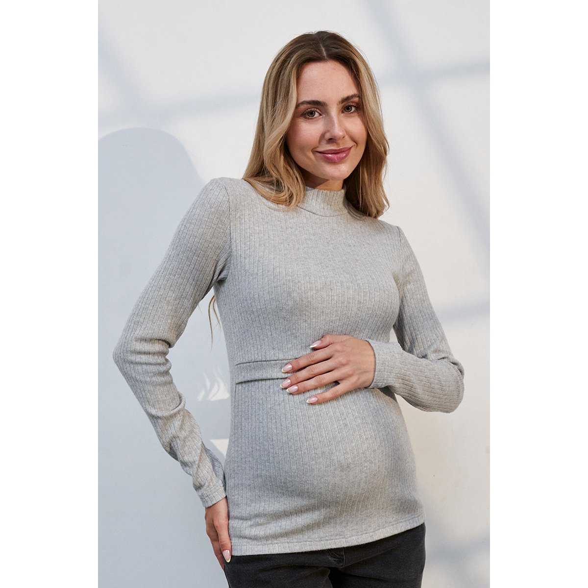 Гольф для беременных и кормящих Юла Мама Penny Серый NR-35.032 Гольф для беременных и кормящих Юла Мама Penny Серый NR-35.032