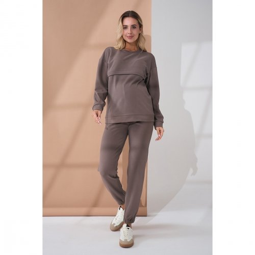 Костюм для беременных и кормящих Юла Мама Litta Коричневый ST-45.021