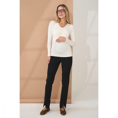 Штаны для беременных Юла Мама Luana Черный TR-45.121