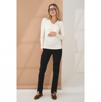 Штаны для беременных Юла Мама Luana Черный TR-45.121