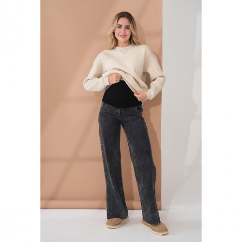 Джинсы для беременных Юла Мама Kloe Черный DM-35.061