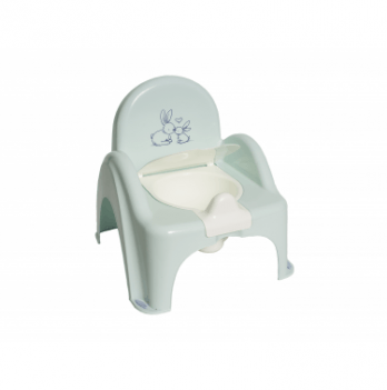 Музыкальный горшок стульчик Tega baby Зайчики Салатовый PO-065-105