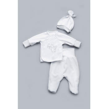 Комплект для новорожденных Модный карапуз Белый 0-3 мес 03-01087-0
