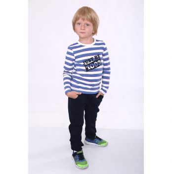 Спортивные штаны для мальчика Модный карапуз Темно-синий 1-4.5 года 03-00943-3