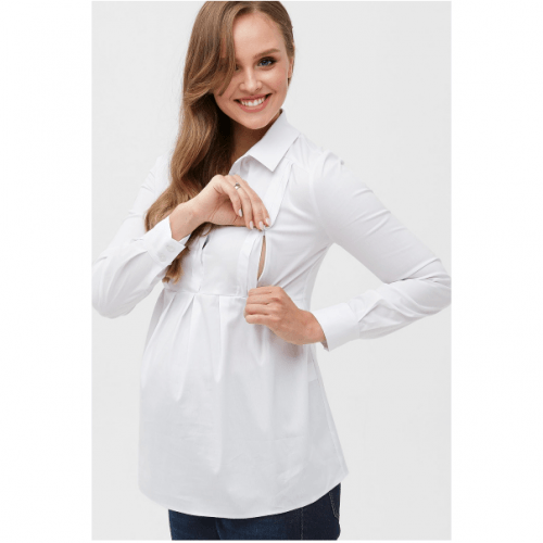Рубашка для беременных и кормящих Dianora Белый 2078 0173