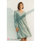 Платье для беременных и кормящих Юла Мама Tiffany Светло-зеленый DR-31.061