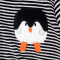Велюровое худи детское Minikin Пингвинчик Черный 3-18 месяцев 215804
