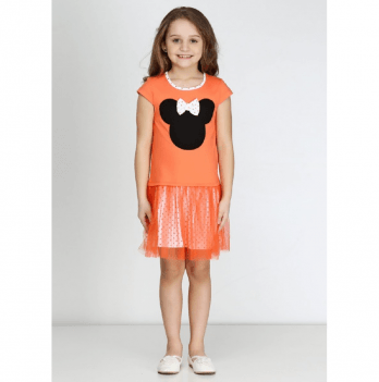 Детское платье для девочки Vidoli от 3 до 3.5 лет Оранжевый G-17043-1S